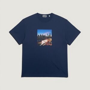 Kith Speed Tee T Shirt Nocturnal Blue Large